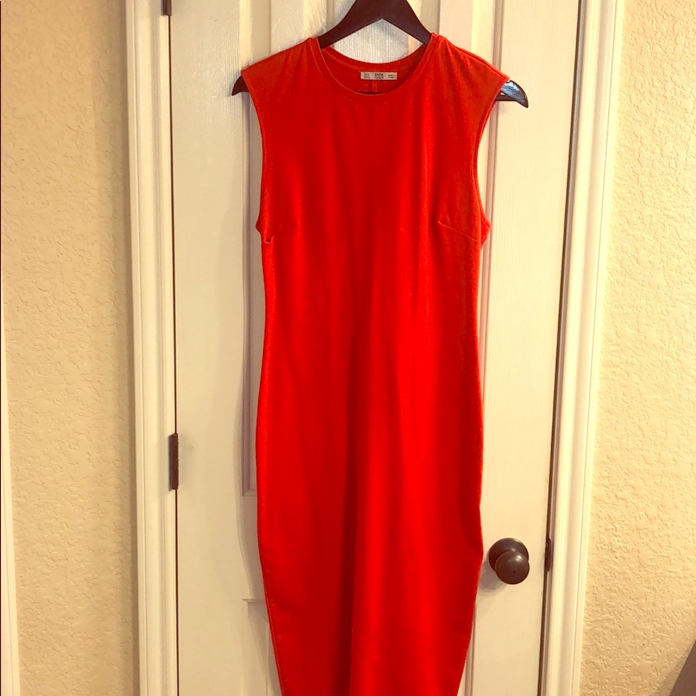 Zara stretch midi dress